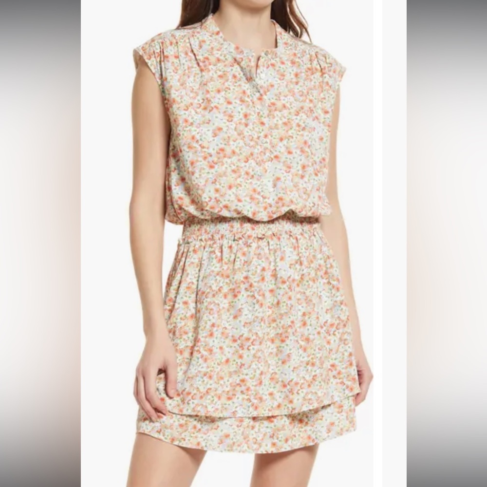 Kelley Floral Smocked Minidress